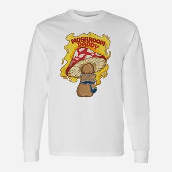 Mushroom Daddy, best christmas gifts for dad Long Sleeve T-Shirt - Seseable