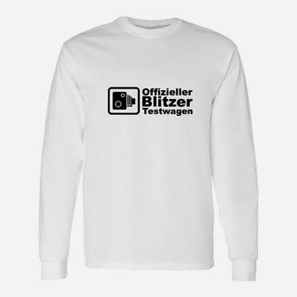 Offizieller Blitzer Testfahrer Langarmshirts - Seseable