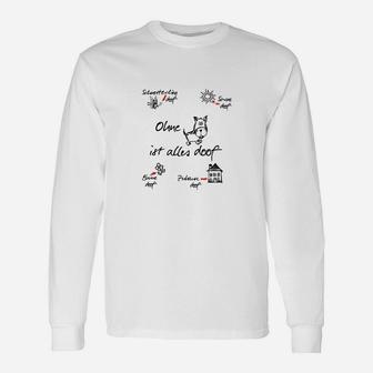 ohne Hund Ist Alles Doof  Langarmshirts - Seseable