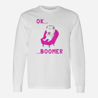 Ok Boomer Cutest Long Sleeve T-Shirt - Seseable
