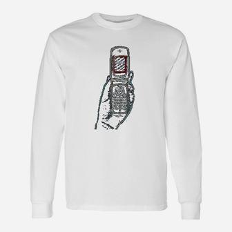 Ok Boomer Perfect Flip Phone Long Sleeve T-Shirt - Seseable