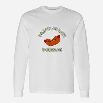 Original Trending Glizzy Gobbler Hotdog Long Sleeve T-Shirt - Seseable