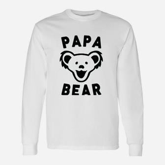 Papa Bear Best Grateful Dad Ever Long Sleeve T-Shirt - Seseable