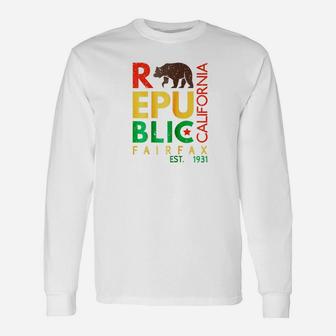 Papa Bear For California Est 1931 Long Sleeve T-Shirt - Seseable