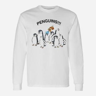 Penguins Long Sleeve T-Shirt - Seseable