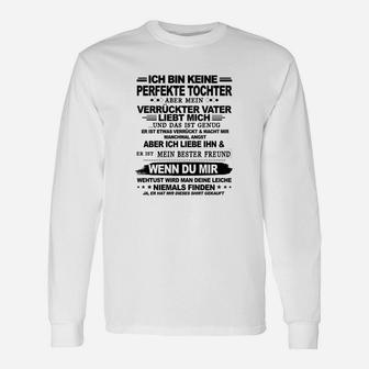 Personalisiertes Vatertochter-Langarmshirts mit Spruch, Vatergeschenk - Seseable