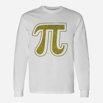 Pi Symbol Cool Math Geek 314 Vintage Retro Graphic Mathlete Engineer Infinity Sign Long Sleeve T-Shirt - Seseable