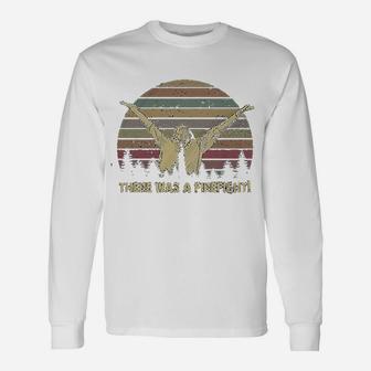 There Was A Firefight Vintage Long Sleeve T-Shirt - Seseable