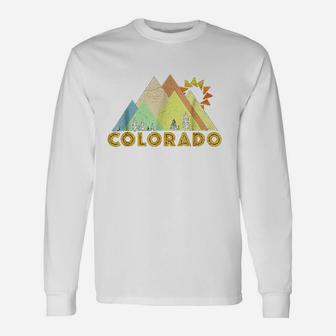 Retro Vintage Colorado Long Sleeve T-Shirt - Seseable