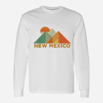 Retro Vintage New Mexico Long Sleeve T-Shirt - Seseable