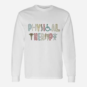 Retro Vintage Physical Therapy Long Sleeve T-Shirt - Seseable