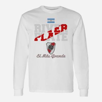 River Plate Buenos Aires Argentina Tshirt Long Sleeve T-Shirt - Seseable