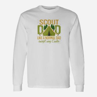 Scout Dad Cub Leader Boy Camping Scouting Men Long Sleeve T-Shirt - Seseable