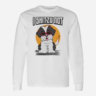 Shih Tzu I Shitzu No Dogs Long Sleeve T-Shirt - Seseable
