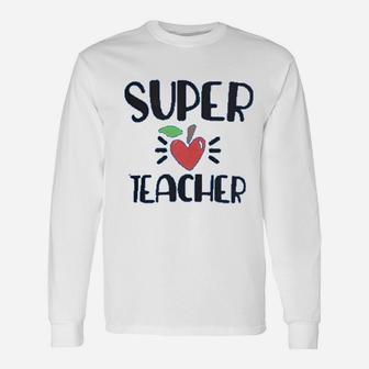 Super Teacher Teachers Day Long Sleeve T-Shirt - Seseable