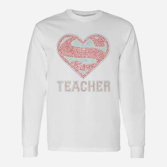 Super Teacher s ideas Long Sleeve T-Shirt - Seseable