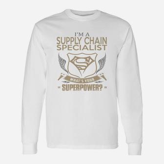 Supply Chain Specialist Long Sleeve T-Shirt - Seseable