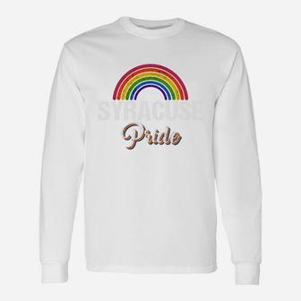 Syracuse Pride Gay Pride Vintage 2020 Long Sleeve T-Shirt - Seseable