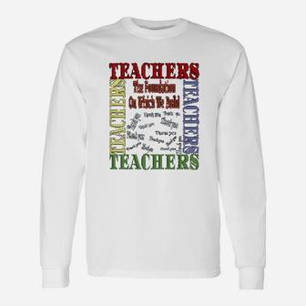 Teachers Appreciation Day ideas Long Sleeve T-Shirt - Seseable