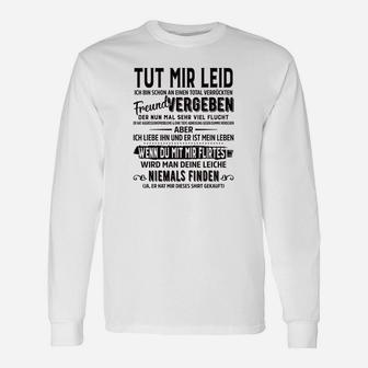 Tut Mir Leid Niemals Finden Langarmshirts - Seseable