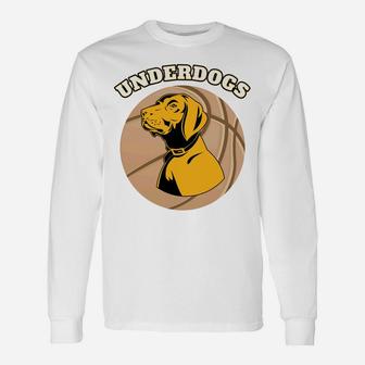 Underdogs Labrador Golden Retriever Graphic Long Sleeve T-Shirt - Seseable