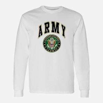 United States Army Army Crest Patriotic Long Sleeve T-Shirt - Seseable