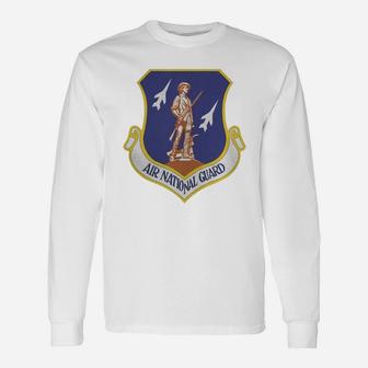 Us Air National Guard Military Long Sleeve T-Shirt - Seseable