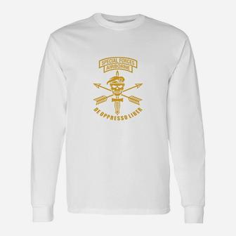 Us Army Special Forces Airborne Long Sleeve T-Shirt - Seseable