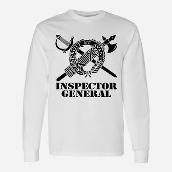 Usamm Army Inspector General Long Sleeve T-Shirt - Seseable