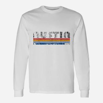 Vintage 1980s Style Austin Tx Long Sleeve T-Shirt - Seseable
