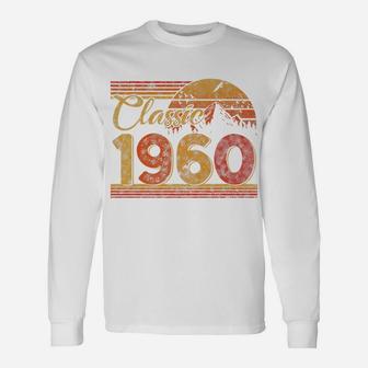 Vintage 62nd Birthday Women Classic 1960 Long Sleeve T-Shirt - Seseable