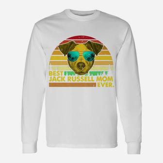 Vintage Best Jack Russell Mom Ever Dog Mommy Mother Long Sleeve T-Shirt - Seseable