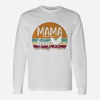 Vintage Farm Mama Hen Chicken Vintage Farm Mama Hen Chicken Great Long Sleeve T-Shirt - Seseable
