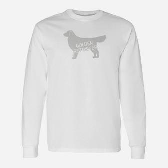 Vintage Golden Retriever Dog Lover Shirt Long Sleeve T-Shirt - Seseable