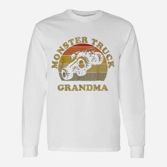 Vintage Monster Truck Monster Truck Grandma Retro Long Sleeve T-Shirt - Seseable