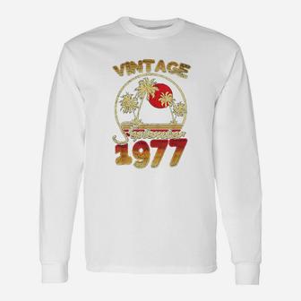 Vintage Sept 1977 Vacation Long Sleeve T-Shirt - Seseable