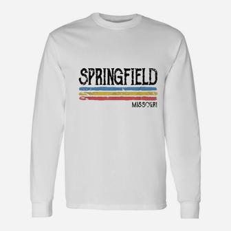 Vintage Springfield Missouri Mo Long Sleeve T-Shirt - Seseable