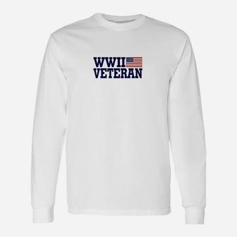 Wwii Veteran Long Sleeve T-Shirt - Seseable