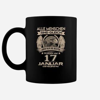 17. Januar Geburtstag Tassen, Adler Design für Stolze Januargeborene - Seseable