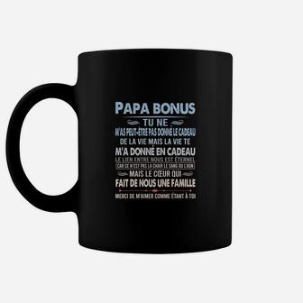 Bonus Papa Tassen mit Inspirierendem Zitat, Perfekt für Stiefväter - Seseable