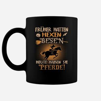 Hexen Motiv Tassen Hexen auf Pferden, Lustiges Hexen-Spruch-Tassen - Seseable