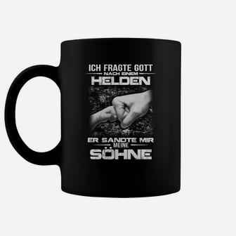 Inspirierendes Vater-Sohn Tassen Gott sandte mir meinen Sohn, Heroisches Tee - Seseable