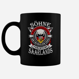 Söhne Saarlands Furchtlos und Treu Tassen in Schwarz - Seseable