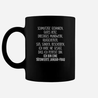 Tatowiertes Januar Frau Ich Perfekt-Bin- Tassen - Seseable