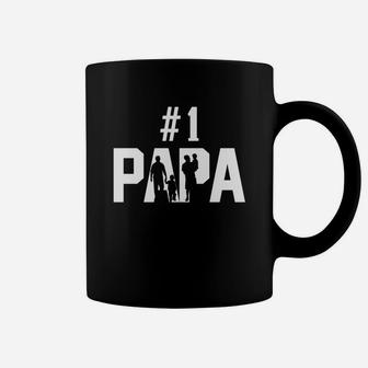 1 Papa Number One Gift For Fathers Day Coffee Mug - Seseable