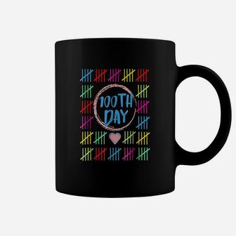 100 Days Smarter Counting Tally Marks 100th Day Of School Coffee Mug - Seseable