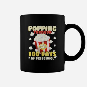 100 Days Smarter Popping Through 100 Days Of Preschool Coffee Mug - Seseable