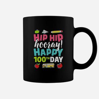 100th Day Of School Gift Happy 100 Days Teacher Coffee Mug - Seseable