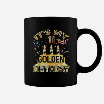 11th Birthday My 11th Golden Birthday Vintage Coffee Mug - Seseable