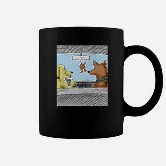 13th Floor Dogs Cruising In Doggie Air Car Premium Coffee Mug - Seseable